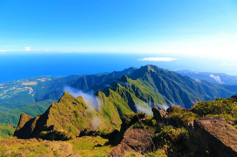 Mountain ridges on Sibuyan